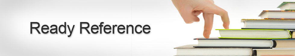 Ready Reference